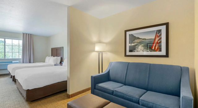 Четырёхместный люкс Comfort Suites Lake Geneva East