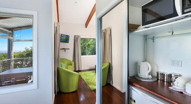 Вилла с балконом и с видом на горы Maleny Terrace Cottages