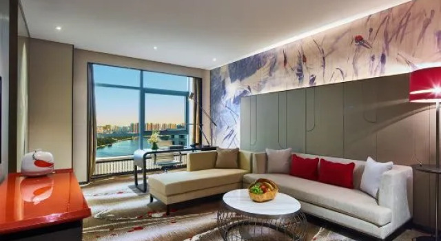 Люкс Deluxe с видом на озеро Wanda Realm Qiqihar