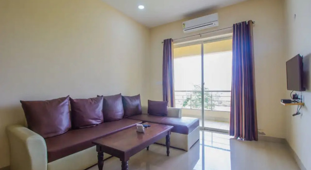 Oyo 16641 Home Ocean view 2BHK Dabolim, Prenota Appartamento Hotel a Goa con parcheggio, Parcheggio