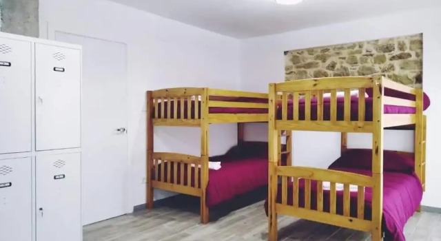 Кровать в общем номере Hostel Casa Vacas