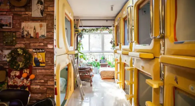 Papa's Capsule Apartment Xi'an - Hostel, Boek Appartement Hotels in Shaanxi met parkeren, Parkeren