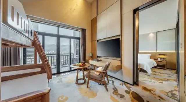 Люкс с красивым видом из окна Narada Dongqian Lake Resort Ningbo