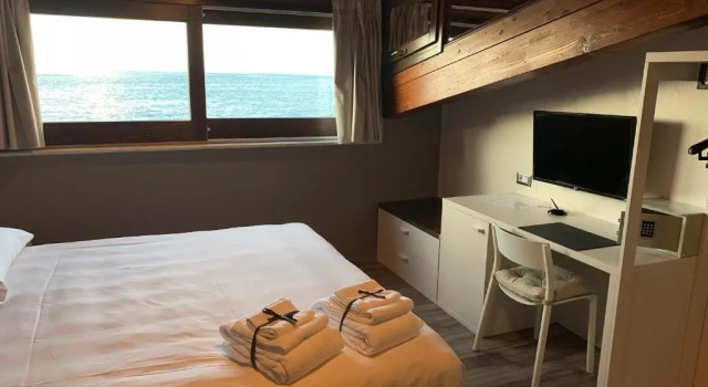 Deluxe dobbelt værelse med havudsigt Il Casato Deluxe Rooms