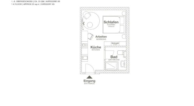 Студия ipartment Frankfurt Airport