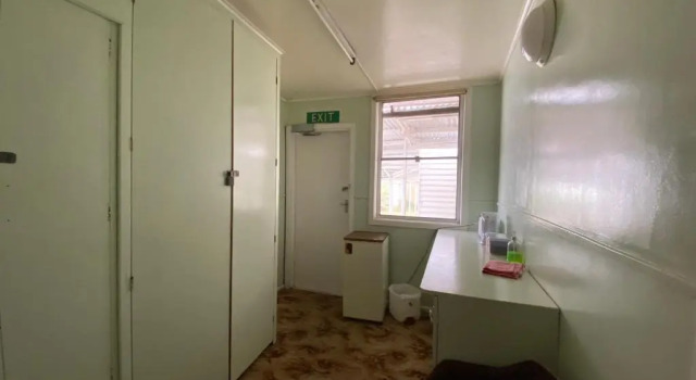 Кровать в общем номере Mountain View Motel