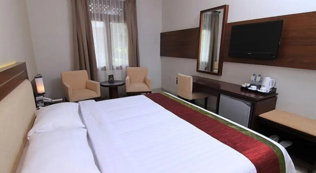Villa 2 camere con balcone e con vista sul giardino The Gambir Anom Hotel Resort & Convention