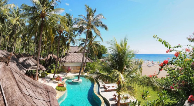 Номер Standard с балконом и рядом с пляжем Palm Garden Amed Beach & Spa Resort Bali