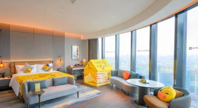 Семейный номер Standard Wyndham Grand Yichang Riverside