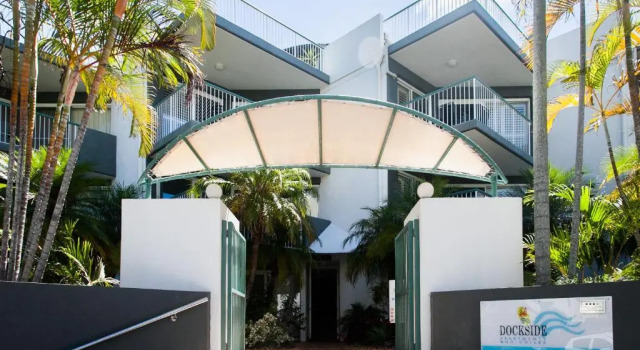 Dockside Apartments Mooloolaba, Rezervasyon Daire Mooloolaba Sunshine Coast, Mooloolaba Gezi Yolu yakınında
