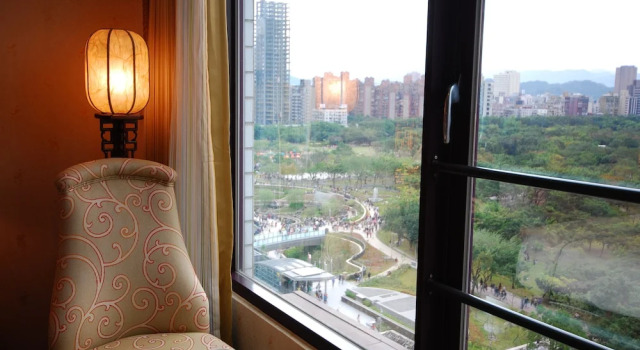 Standard Zimmer mit Blick auf den Park Rido Hotel