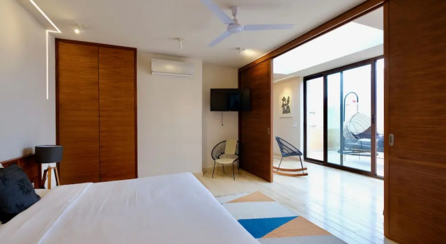 404 Awesome 1Br designer by StayPodio, Rezerwuj Apartament Hotele w Quintana Roo z parkingiem, Parking