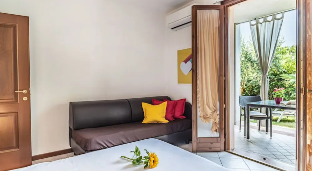 Апартаменты c 1 комнатой с видом на внутренний двор Residence Nuove Terme