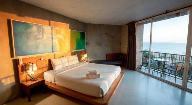 Номер Luxury с видом на море B2 Sea View Pattaya Boutique & Budget Hotel