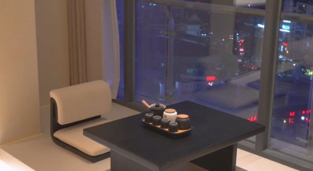 Двухместный люкс с красивым видом из окна Home in the cloud (Splashing Square)