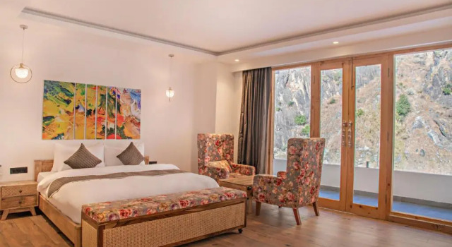 Люкс с балконом Echor Palm Bliss Riverside Resort & Spa, Kasol