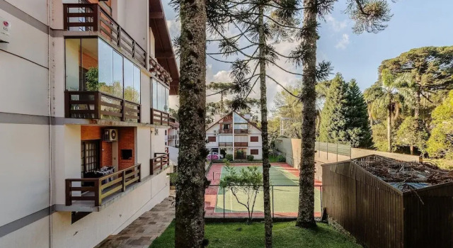 Apt Duplex With Fireplace in Gramado Rln204