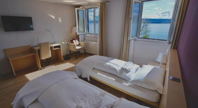 Двухместный номер Standard с видом на озеро Hotel Jean-Jacques Rousseau