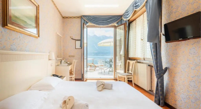 Двухместный номер Standard с балконом и с видом на озеро Hotel Le Palme