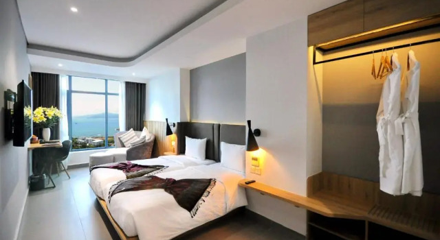 Двухместный номер Deluxe с видом на море Anrizon Hotel Nha Trang