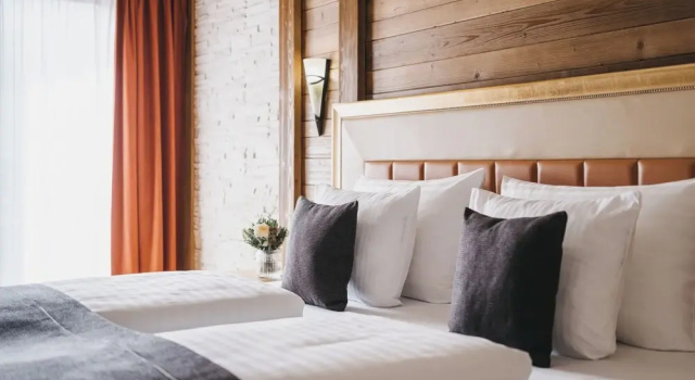 Двухместный номер Comfort c 1 комнатой с балконом и с видом на горы Hotel Victoriya