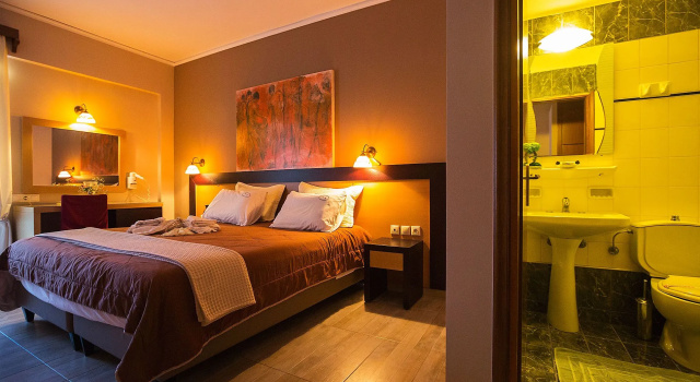 Двухместный номер Standard с видом на море Kyparissia Beach Hotel