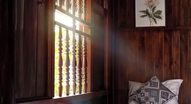 Кровать в общем номере Woodyhouse Ninh Binh