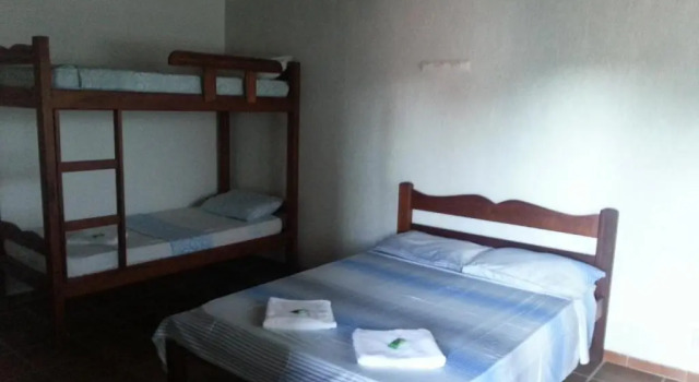 Двухместный номер Standard с балконом и с красивым видом из окна Itaúna Hostel