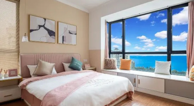 Люкс c 1 комнатой с видом на море Yintan Shangdao Seaview Apartment