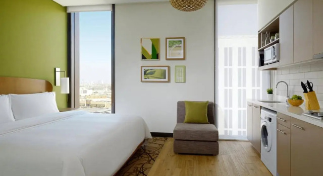 Двухместные Апартаменты c 1 комнатой Element by Marriott Me’aisam, Dubai