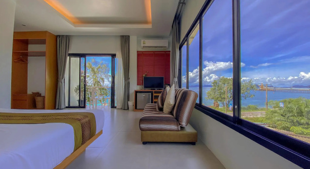 Двухместный номер Deluxe с видом на море White Sand Halal House Krabi