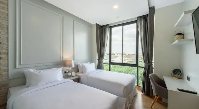 Люкс с красивым видом из окна Parc Borough City Resort