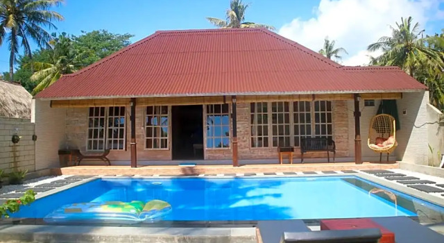 Villa GT 53 Gili Trawangan, Rezervasyon Villa Lombok villalar, Villa