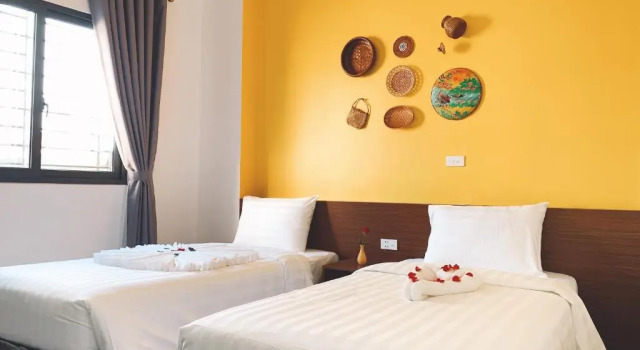 Двухместный номер Deluxe с видом на город Hanoi La Cascada House & Travel