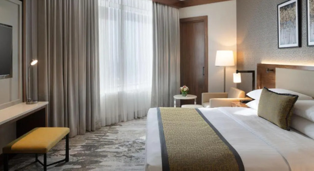 Апартаменты Executive с 3 комнатами с видом на город Marriott Executive Apartments Kuwait City