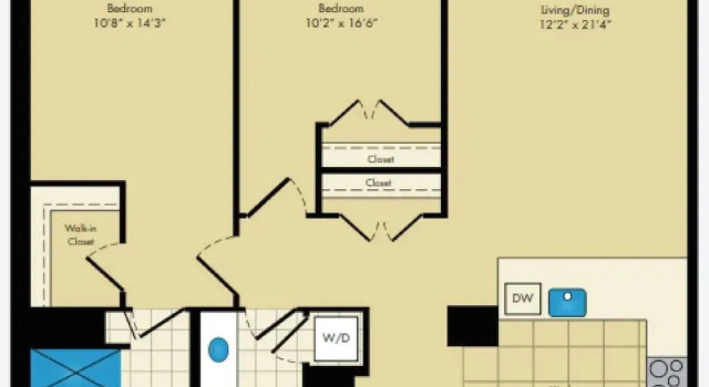 Апартаменты Centrally Located Furnished Apt In Penn Quarter 2 Bedroom Apts by RedAwning