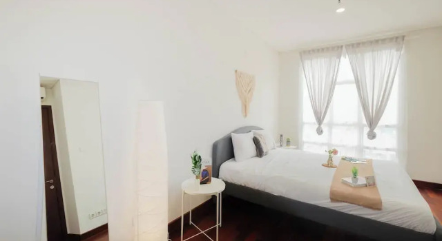 Boho Touch 2Br Apartment With Extra Room At Lucky Tower Residence
