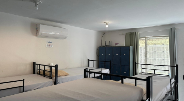 Кровать в общем номере Hostel Casinha Tropical