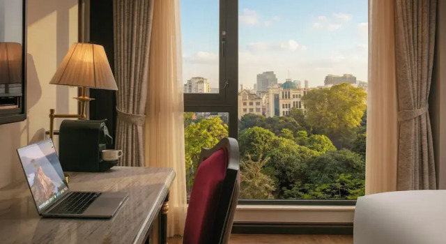 Номер Deluxe с видом на город Heritage Ham Long Hotel and Spa