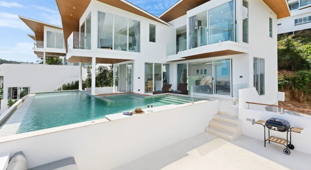 Вилла Luxury с 4 комнатами с балконом Villa The Wave