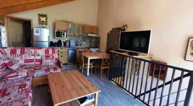 Maison de 3 chambres avec balcon amenage et wifi a Courchevel a 1 km des pistes