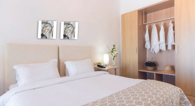 Трёхместный номер Superior с видом на море Tharroe of Mykonos Boutique Hotel
