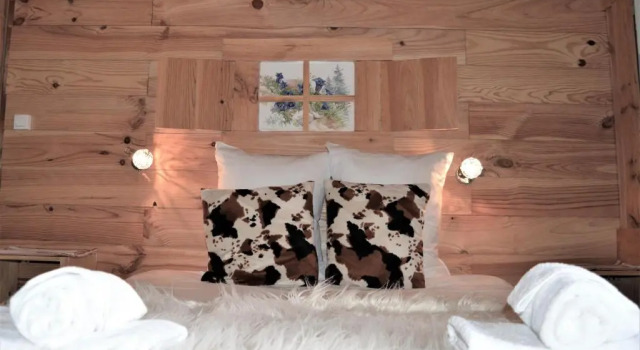 Dağ manzaralı Standart çift kişilik oda Chalet Saint Bernard