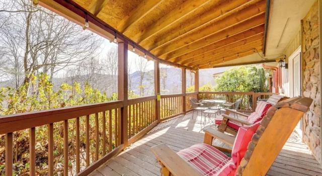 Апартаменты Walk to Golf Course, Mtn-view Maggie Valley Duplex