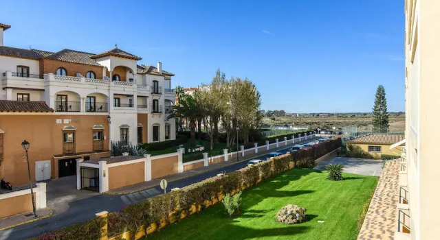 Garden-view Flat Near the Sea, Забронировать Апартаменты/квартира Айямонте Муниципалитет Уэльва, рядом с Playa de San Bruno