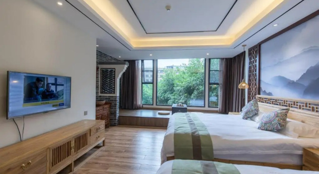 Семейный номер Standard с видом на реку Riverside Inn Guilin Central