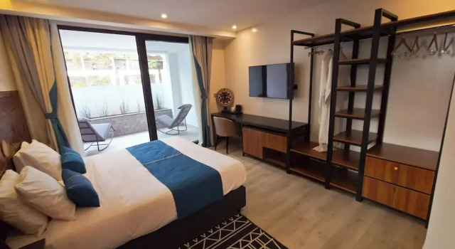Conforto quarto Akira Hotel