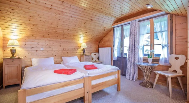 Трёхместные апартаменты Deluxe с балконом Guest House du Grand Paradis - On Piste