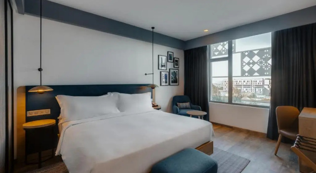 Двухместный номер с красивым видом из окна Hilton Garden Inn Casablanca Sud