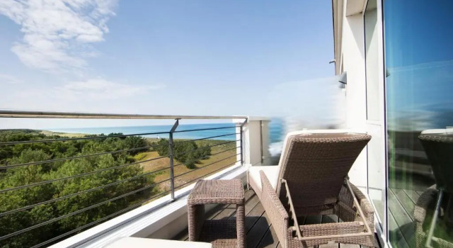 Двухместный номер Standard с частичным видом на море Strandhotel Dünenmeer